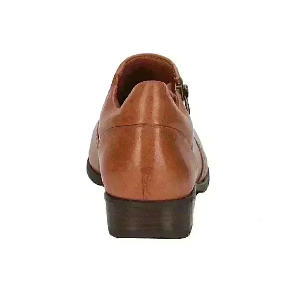 WALKING CRADLES WC LAYTON WOMEN SLIP-ON SHOES IN LUGGAGE NAPPA LEATHER SAVE $69. - Picture 7 of 11